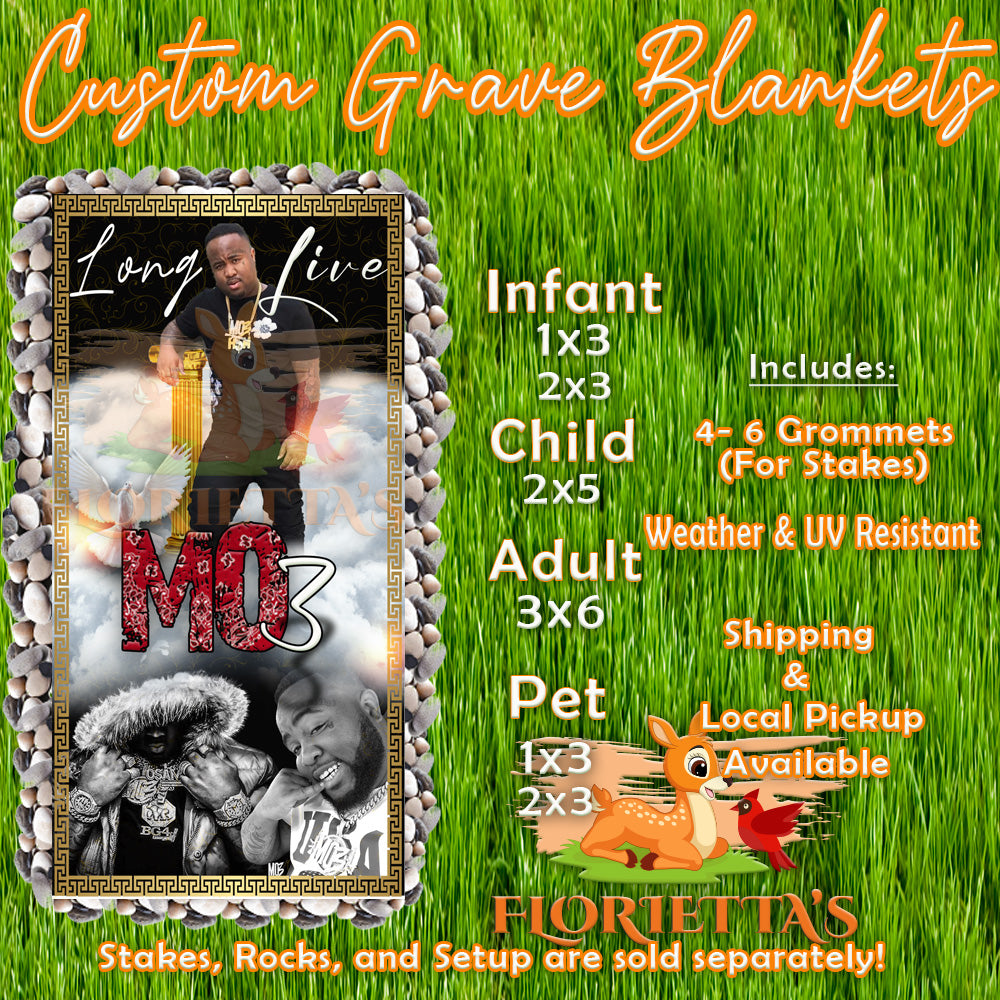Custom Grave Blankets